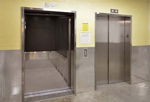 Easy Cargo Elevator Access to Brooklyn Storage Bins on Upper Floors in Zip Code 11210